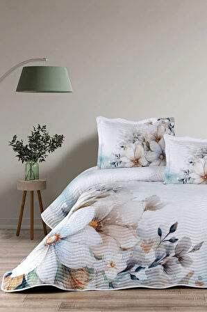 Alina 3 Parça Çift Kişilik Yatak Örtüsü Takımı – Pike Set