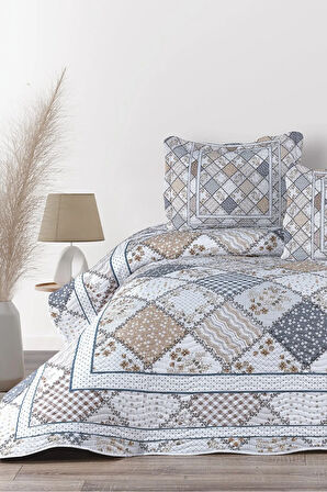 Luz 3 Parça Çift Kişilik Yatak Örtüsü Takımı – Pike Set