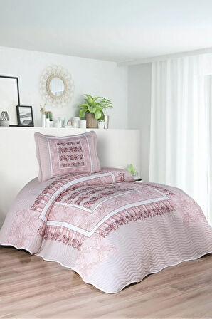 Ventora Tek Kişilik 2 Parça Yatak Örtüsü Takımı - Pike Set