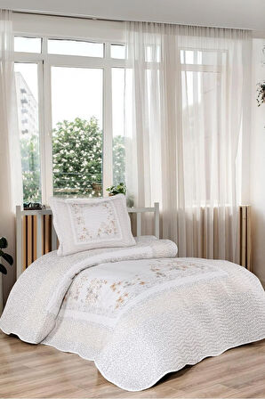 Liora Tek Kişilik 2 Parça Yatak Örtüsü Takımı - Pike set