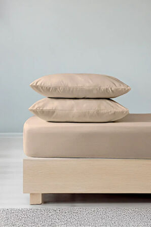 Elura %100 Pamuk Çift Kişilik Lastikli Çarşaf Seti – Yastık Kılıfı Dahil