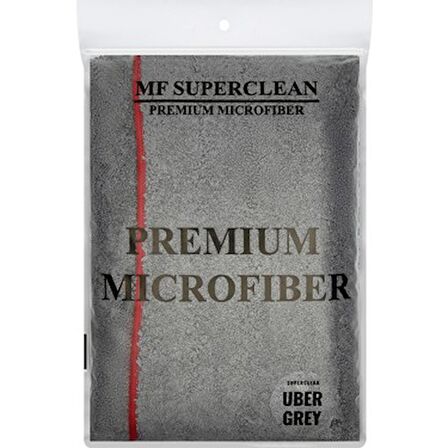 SuperClean - UBER GREY - Oto Kurulama Havlusu - 60X90 cm