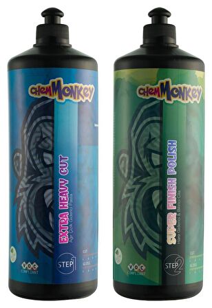 ChemMonkey Ağır Çizik Giderici ve Süper Bitirici Cila 1 litre