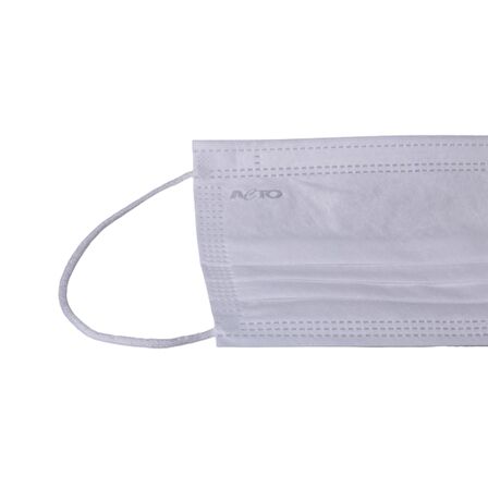 ACTO® SURGICAL MASK | Koruyucu Maske Meltblown Kumaş, Filtreli, Burun Klipsli, 3 Katlı, Beyaz