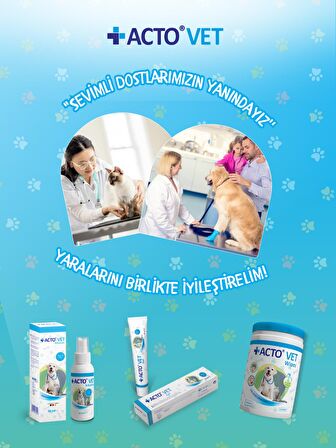 ACTO® VET GEL 50 ML | Evcil Hayvanlar için Yara İyileştirme Jeli