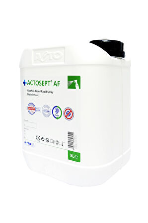 ACTOSEPT® AF 5 litre | Kullanıma Hazır Alkollü Yüzey Dezenfektanı 30 saniyede Etkili