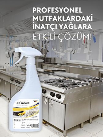 ACTO® DEGREASER 750 ml | Kullanıma Hazır Yağ ve Kir Çözücü | Etkili Formül