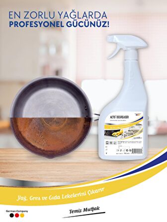 ACTO® DEGREASER 750 ml | Kullanıma Hazır Yağ ve Kir Çözücü | Etkili Formül