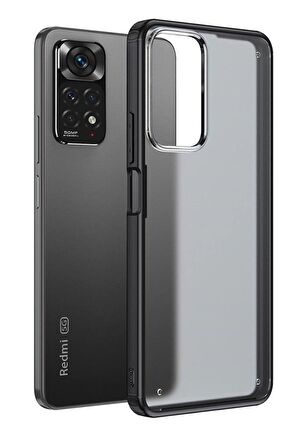 Xiaomi Redmi Note 11 Pro 5G Kılıf Kamera Çıkıntılı Airbag Tasarım Sert Silikon