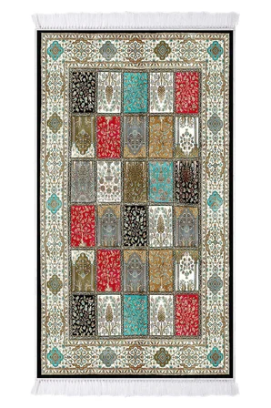 Dekoreko Inci Halı Dijital Saçaklı 1831 Desen 1