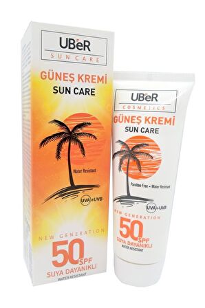 Uber Suncare 50 Faktör Hassas Ciltler İçin Renksiz Güneş Koruyucu Krem 75 ml