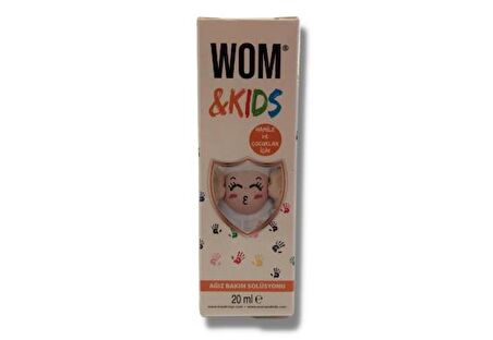 Wom & Kids Hamile ve Çocuklar İçin Ağız Bakım Solüsyonu 20 ml 