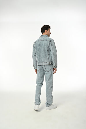 D266 Günlük Erkek Jean Klasik Rigit Young Klasik Klasik Denim Mont 