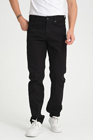 Regular D293 Günlük Erkek Straight Jean Rigit Normal Bel Traditional 5 Cep Denim Pantolon 