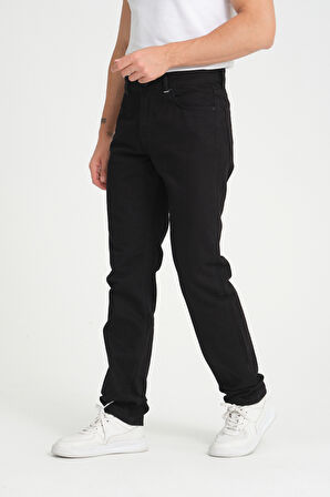 Regular D293 Günlük Erkek Straight Jean Rigit Normal Bel Traditional 5 Cep Denim Pantolon 