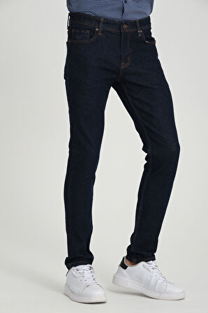 Slim D309 Günlük Erkek Straight Strech Jean Normal Bel Young 5 Cep Denim Pantolon 