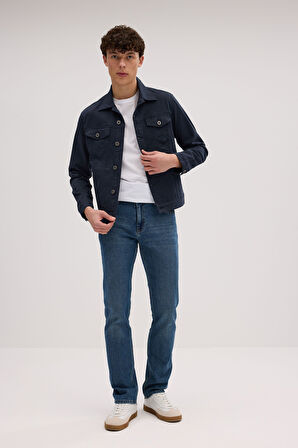 D290 Günlük Erkek Klasik Strech Jean Young Denim Ceket 