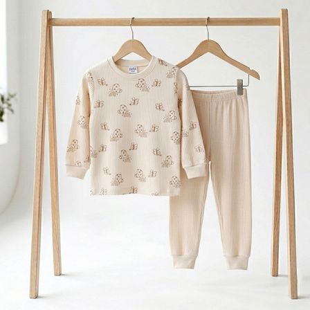 Sebi Bebe Kelebekli Pijama Takımı 9326