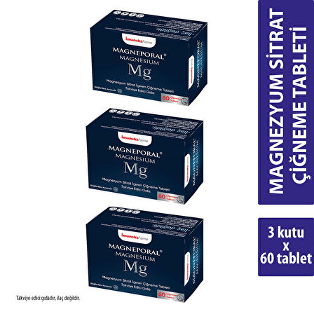 Magneporal®Çiğneme 60'lı Tablet x 3 Adet