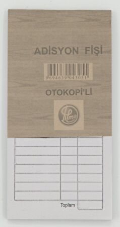 Dilman Adisyon Fişi Otokopili 