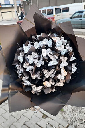 Kelebek Buketi Led Işıklı Hediyelik