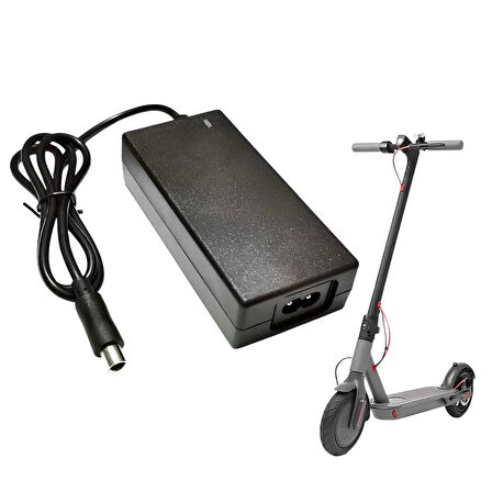 Bluesery 42v 2a Xiaomi, Scooter Şarj Aleti Adaptörü M365/m365pro/pro2/ninebot/okaı Uyumlu Adaptör