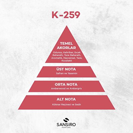 Sansiro K-259 Kadın Parfüm 50ml Edp