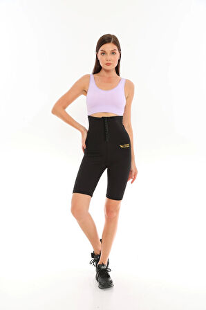 Yeni Sezon Terleten Sıkılaştırıcı Yağ Yakan Toparlayıcı Agraflı Sauna Termal Tayt