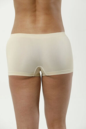 Yeni Sezon Lazer Kesim Kaymaz İz Göstermeyen Sıkılaştırıcı Toparlayıcı Kadın Düşük Bel Dikişsiz Boxer Külot