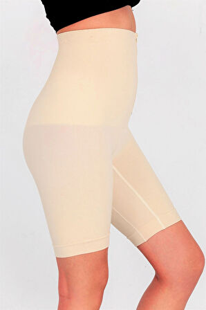 Doğum Sonrası Şekillendirici İz Göstermeyen Sıkılaştırıcı Kadın Fermuarlı Toparlayıcı Klasik Korse