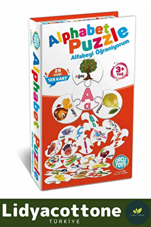 Premium Zeka Geliştirici EğiticiÇocuk El Göz Koordinasyonu Matematik Sayı Rakam Alfabe Puzzle