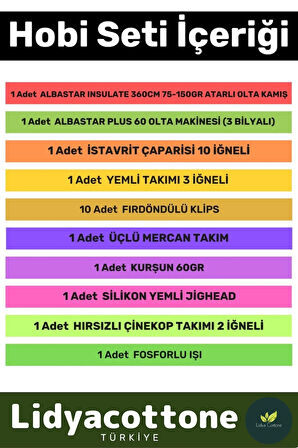 Tam Takım Hobi Kıyı Olta Seti Özel Üretim Şık Taşıma Çantalı Hazır Kurulu - 360cm Kamış Hediyeli