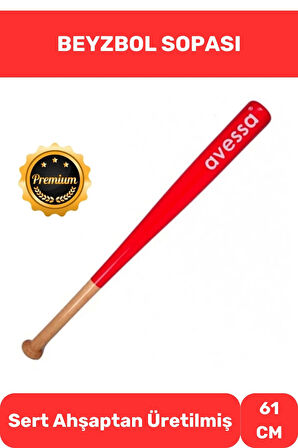 Dişbudak Ağacından Ahşap 28 inc Beyzbol Sopası 61 Cm Mükemmel Kavrayışlı Kırılmaz