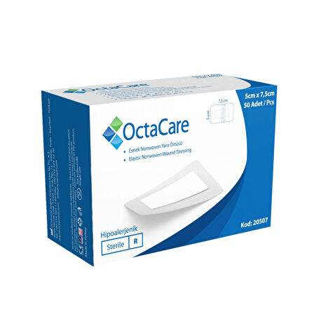 Octacare Nonwoven Yara Örtüsü 5cmX7.5cm  50 Adet