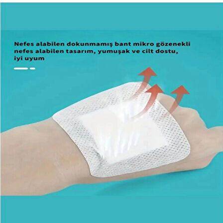 OCTACARE Nonwonen Yara Örtüsü  9X20CM 25 Adet