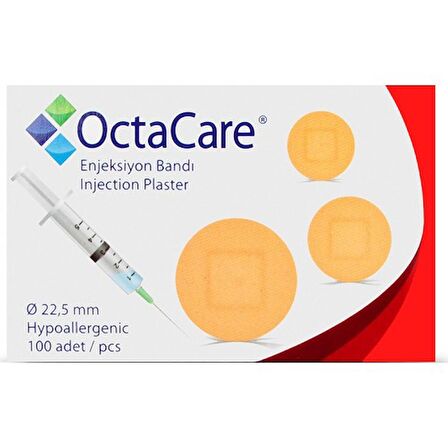 Octacare Enjeksiyon Bandı 22,5 Mm 100 Adet