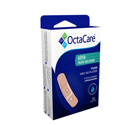 Octacare Köpük Yarabandı 12'li x 2 Paket