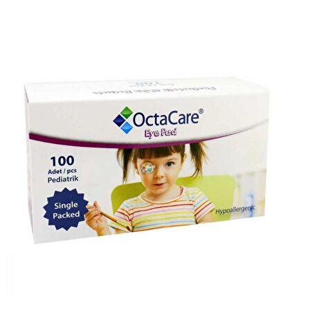 Octacare Pediatrik Göz Bandı Kız 5*6.2cm 100lü