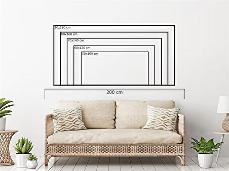 Yağlı Boya Dokulu Tablo Tekli Soyut Ağaç U01005