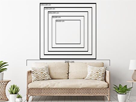 Yağlı Boya Dokulu Tablo Dalda Modern Bahar Çiçekleri U02024