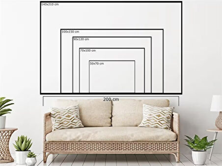 Yağlı Boya Dokulu Tablo Soyut Modern Tekli Çiçek U08037