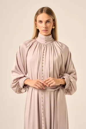 FTZ Women Kadın İpek Saten Elbise 31208