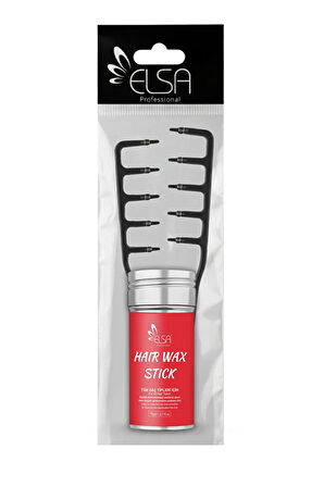 Professional Mucizevi Tarak ve Hair Stick Wax İkili Set