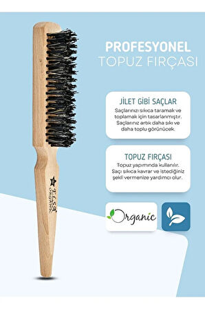 131 Organik Topuz Fırçası