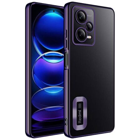 Xiaomi Redmi Note 12 Pro 5G Kılıf Köşeleri Renkli Şeffaf Kamera Korumalı Silikon Luxury Kapak