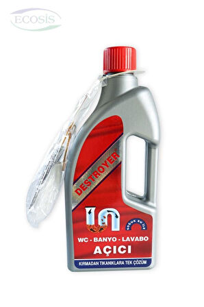 destroyer Lavabo Ve Gider Açıcı Sıvı 1500 Ml (2750 Gr)