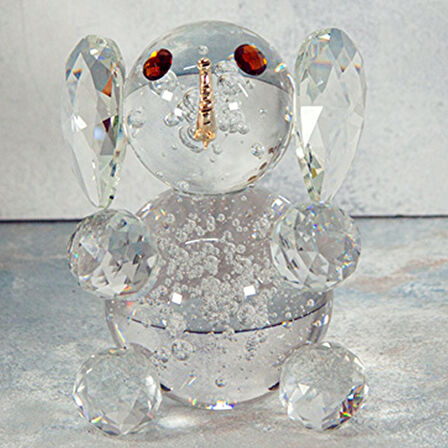 Kristal Fil Aksesuar 14 cm