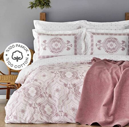 Karaca Home Etnik Temalı Pamuk Çift Kişilik Nevresim Takımı