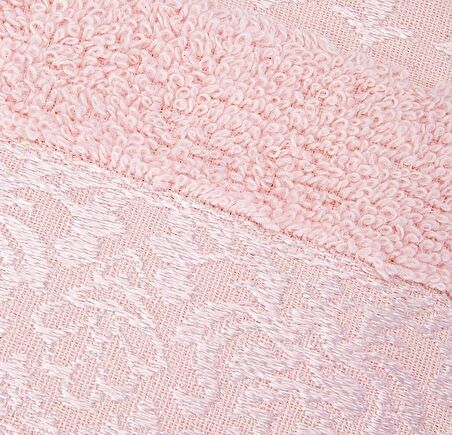 Karaca Home Bornoz Aile Banyo Seti Vivien Flos Taş/Pudra