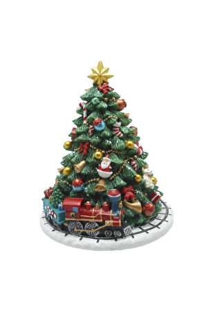 Karaca Home New Year Yılbaşı Tree Müzikli Obje 15cm